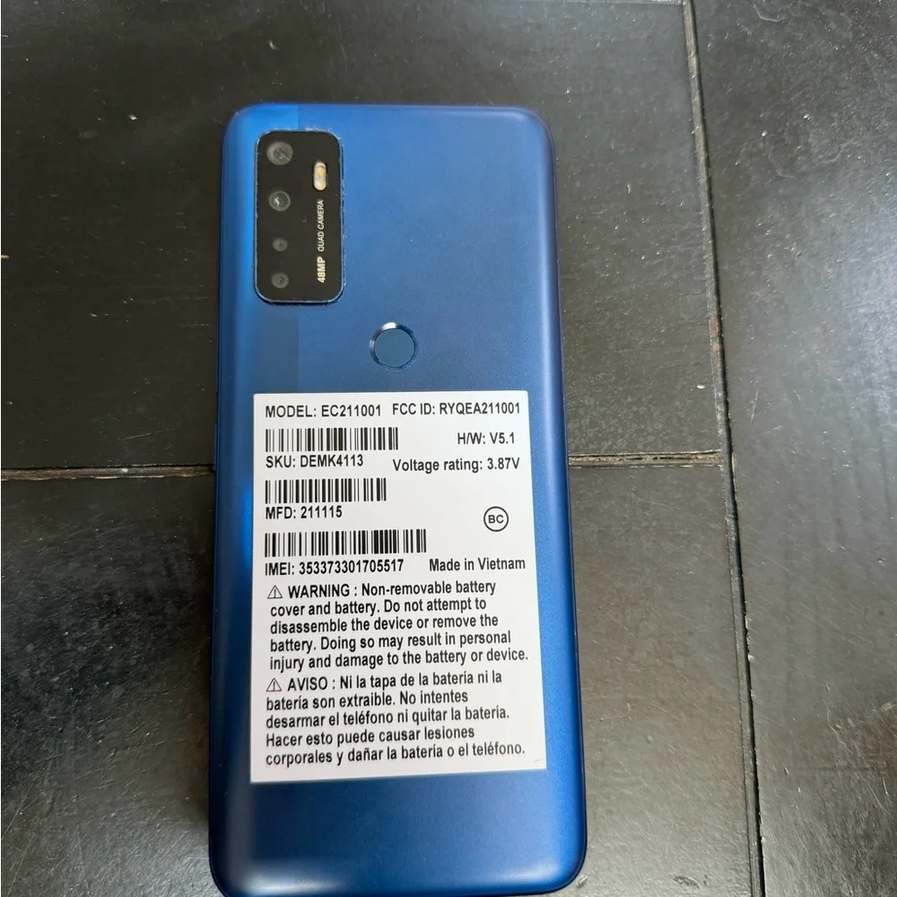 (B-STOCK) Cricket Dream 5G (EC211001) 64GB (Cricket Wireless) - Clean IMEI